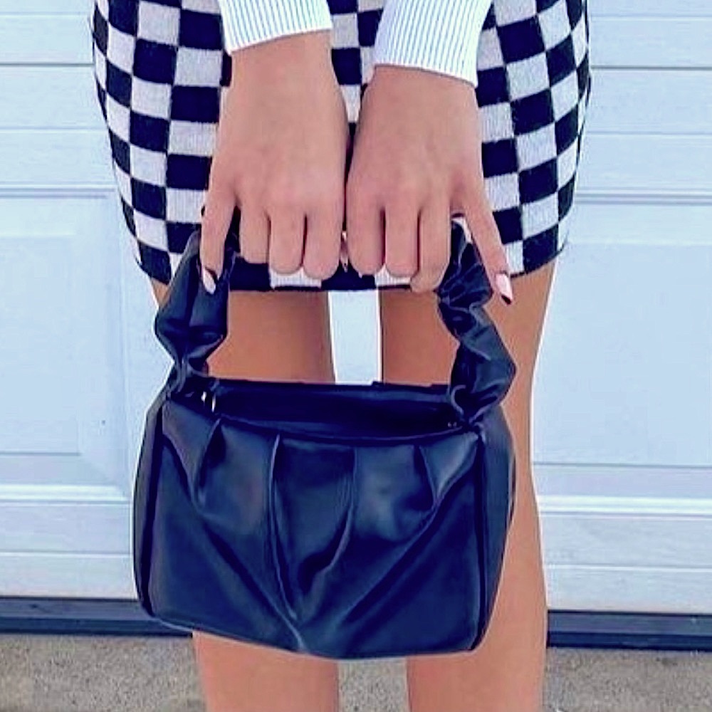 Scrunch Vegan Leather Baguette